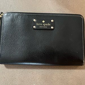 Kate Spade card wallet, black